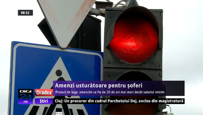 Potrivit unui proiect de lege, amenzile pentru greseli in trafic vor fi de 20 de ori mai mari decat salariul minim  Imagine