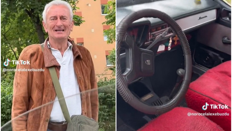 Povestea lui nea' Vasile, barbatul care a plans cand s-a despartit de Dacia pe care o avea de 34 de ani. "A fost ca si copilul nostru" Imagine