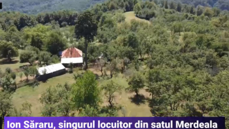 Povestea satului romanesc fara apa si curent, in care traieste un singur locuitor: Oamenii s-au stins, casele s-au daramat Imagine