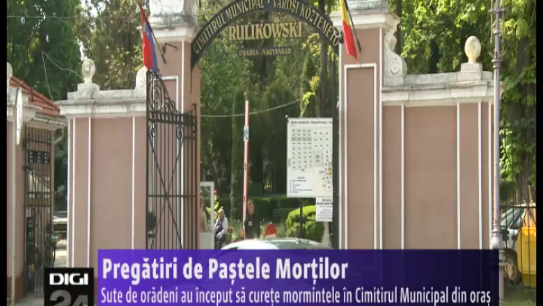 Pregatiri de Pastele Mortilor. Sute de oradeni au inceput sa curete mormintele in Cimitirul Municipal din oras Imagine