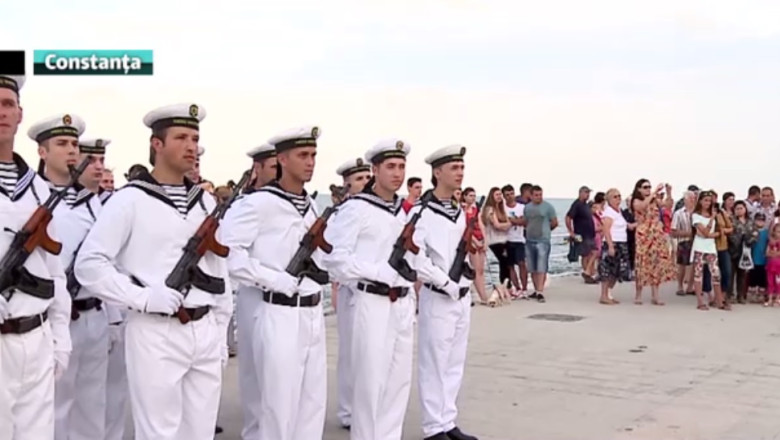 Pregatiri de Ziua Marinei. Muzica de fanfara si spectacol pe esplanada falezei Imagine
