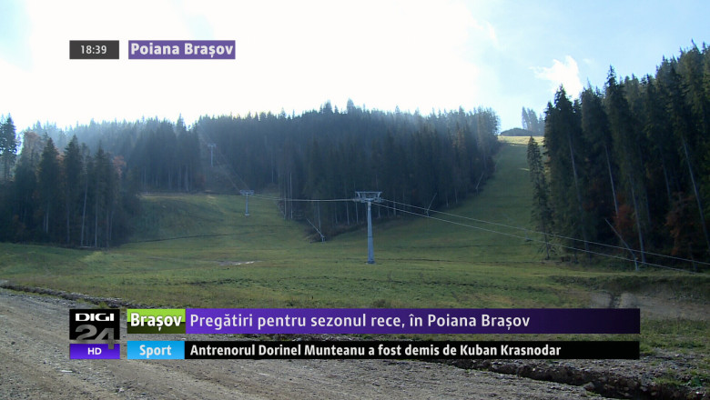 Pregatiri pentru sezonul rece, in Poiana Brasov Imagine