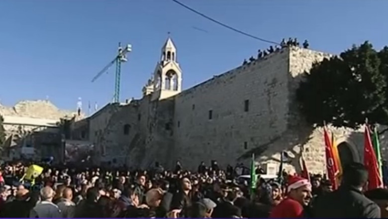 Pregatiri pentru slujba de Craciun, de la Betleem, pana in Siria Imagine