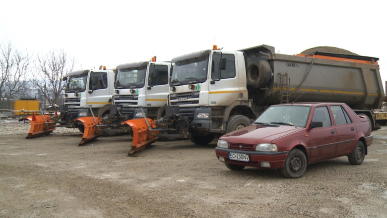 Pregatiti pentru zapezi. Aproape 600 de politisti, pompieri si jandarmi din Bacau sunt gata sa intervina Imagine