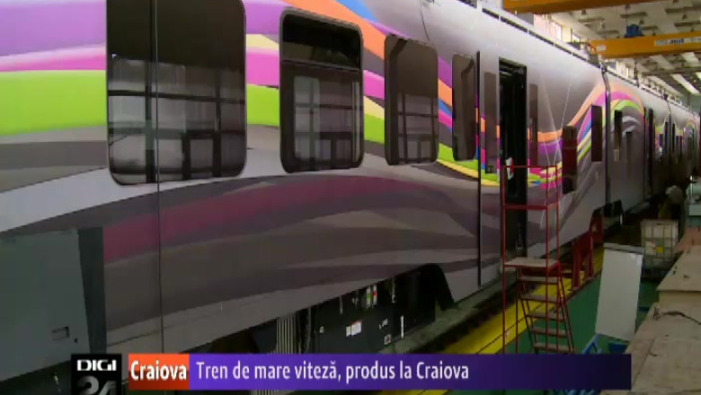 Premiera in Romania. O firma din Craiova construieste un tren de mare viteza Imagine
