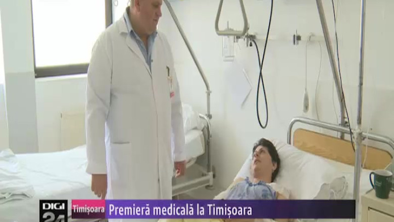 Premiera medicala la Timisoara. Vezi cum i-au salvat bratul unei tinere! Imagine