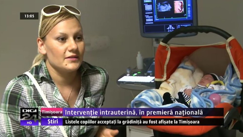Premiera nationala: cum au salvat un copil inainte sa vina pe lume! Imagine