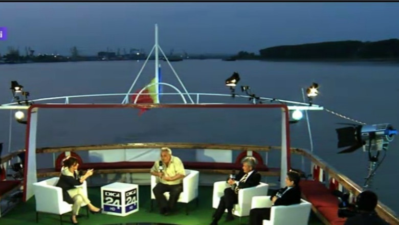 Premiera nationala la Digi24. Doua ore de transmisiune in direct de pe o nava in miscare Imagine