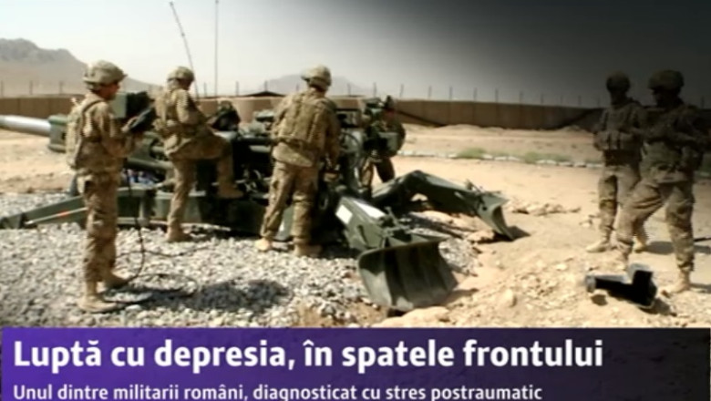PREMIERA. Unul dintre militarii romani din Afganistan a fost diagnosticat cu stres post-traumatic Imagine