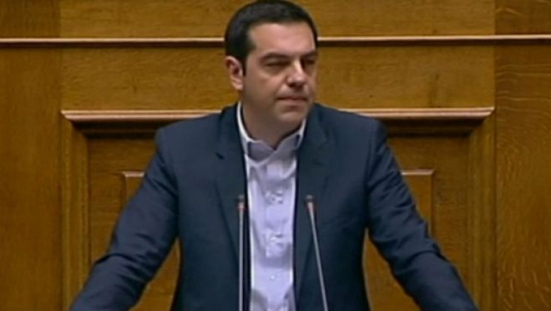 Premierul Alexis Tsipras a anuntat, in parlament, ca Grecia renunta la austeritate Imagine