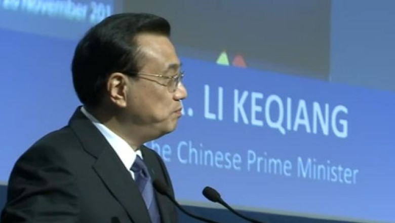 Premierul chinez, in Parlament: Cooperarea bilaterala este ca un vapor mare, care va taia valurile si va merge inainte Imagine