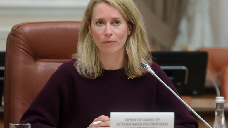 Premierul Estoniei, Kaja Kallas, este presata sa demisioneze din cauza legaturilor sotului ei cu Rusia Imagine