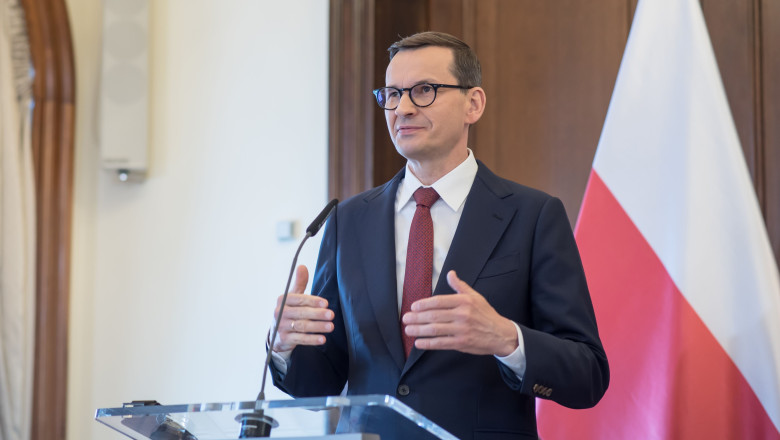 Premierul polonez Mateusz Morawiecki: Initiativa Celor Trei Mari nu poate exista fara ca Ucraina sa fie libera Imagine