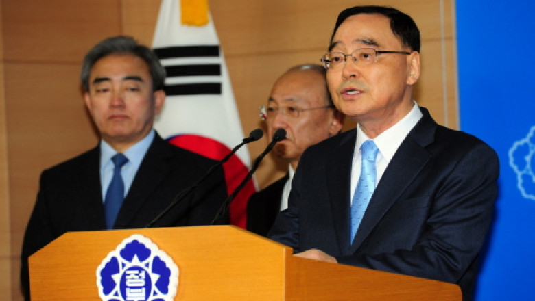 Premierul sud-coreean a demisionat, din cauza catastrofei navale din 16 aprilie Imagine