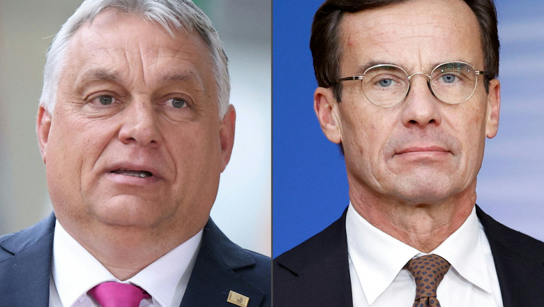 Premierul Suediei Ulf Kristersson se va intalni cu Viktor Orban pentru a pune capat controversei privind aderarea tarii sale la NATO Imagine