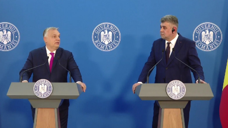 Premierul ungar Viktor Orban, primit de Marcel Ciolacu, la Guvern. Cei doi au discutat despre avantajele aderarii Romaniei la Schengen Imagine