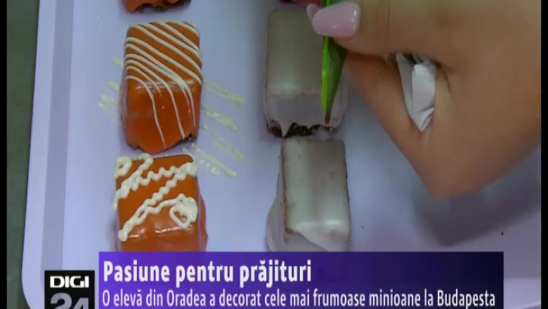 Premiu dulce. O eleva din Oradea a castigat concursul celor mai frumoase prajituri de la Budapesta Imagine