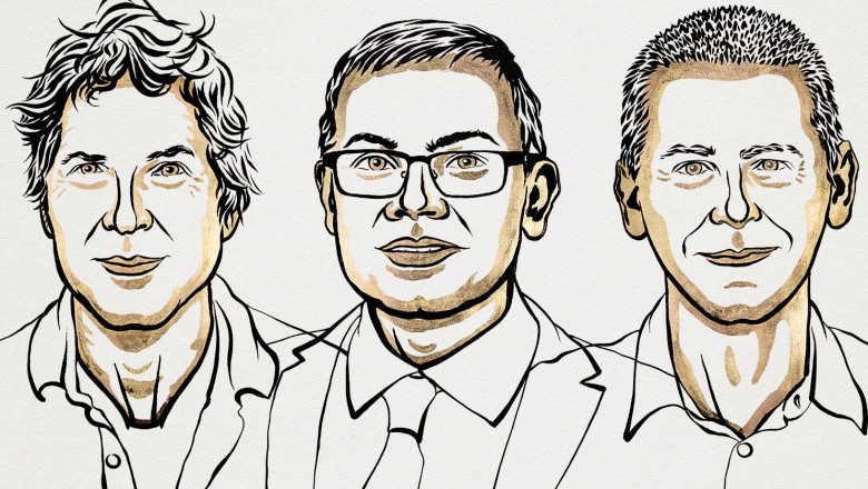 Premiul Nobel pentru Chimie 2024. David Baker, Demis Hassabis si John M. Jumper au castigat pentru ca „au descifrat codul proteinelor” Imagine