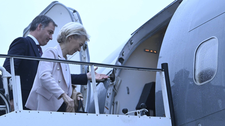 Presedinta Comisiei Europene este criticata pentru ca a zburat prea des cu avionul privat Imagine