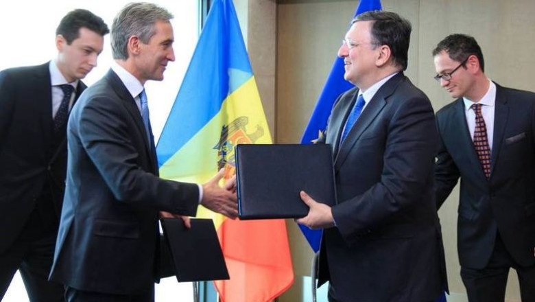 Presedintele CE denunta presiunile Rusiei si promite Republicii Moldova o perspectiva europeana Imagine