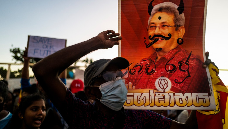 Presedintele din Sri Lanka a fost lasat sa intre in Singapore Imagine
