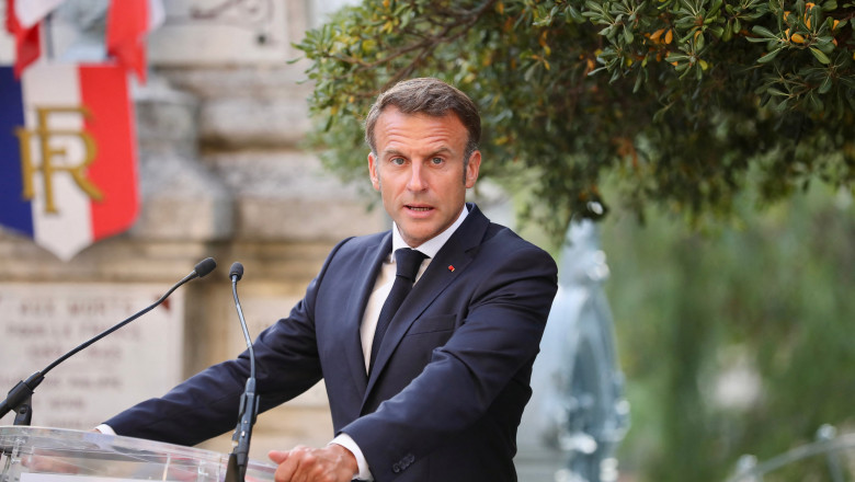 Presedintele Frantei, Emmanuel Macron, cere restabilirea ordinii in Niger si eliberarea presedintelui Bazoum Imagine