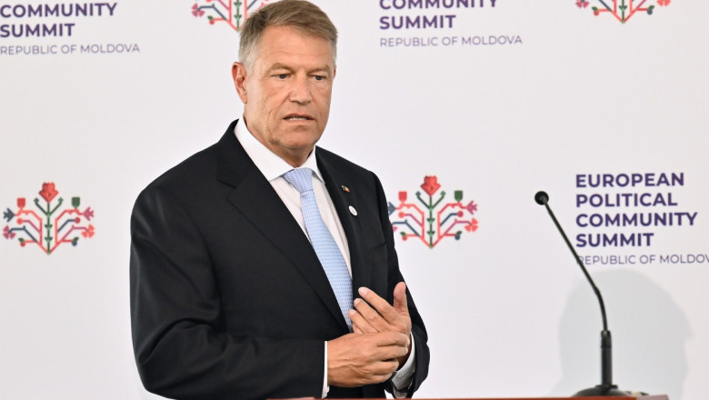 Presedintele Klaus Iohannis participa, joi, la reuniunea Comunitatii Politice Europene, in Spania Imagine