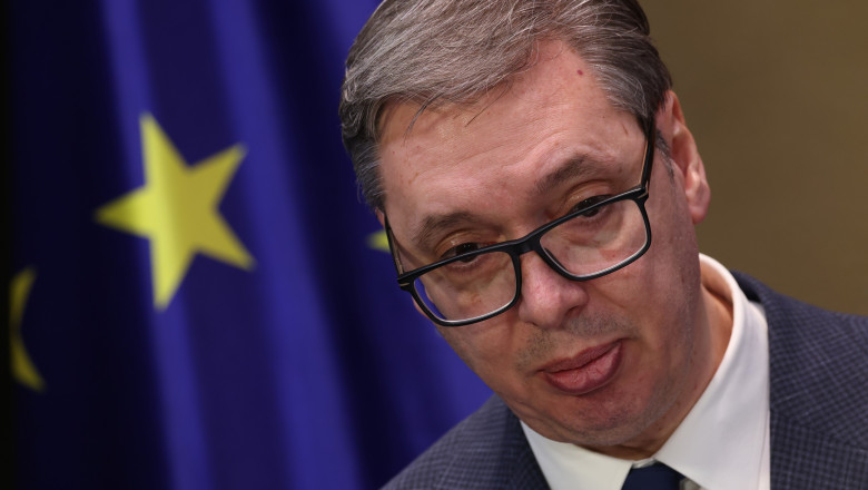 Presedintele Serbiei, Aleksandar Vucic, vorbeste despre o posibila demisie