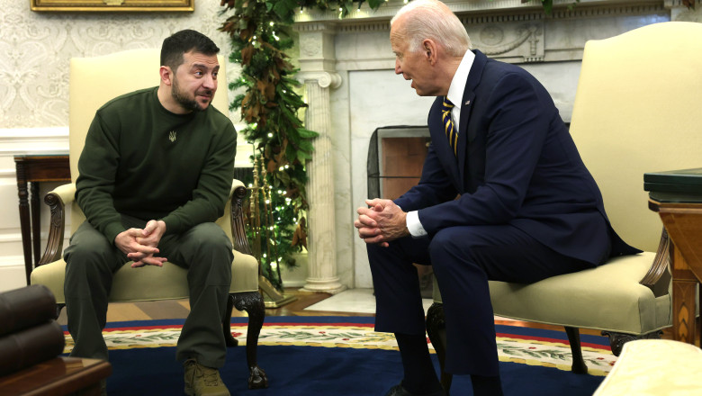 Presedintele Ucrainei, in SUA. Biden: „Nu veti fi niciodata singuri”. Zelenski: „Sunt sigur ca vom castiga impreuna” Imagine