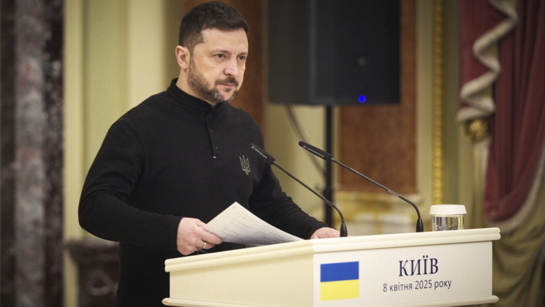 Presedintele Zelenski a cerut Parlamentului de la Kiev aplicarea legii martiale in Ucraina inca 90 de zile Imagine