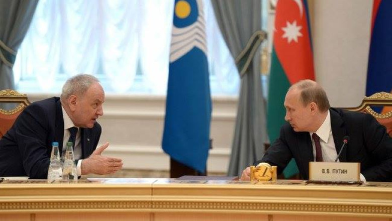 Presedintii Republicii Moldova si Rusiei s-au certat in public, la Minsk Imagine