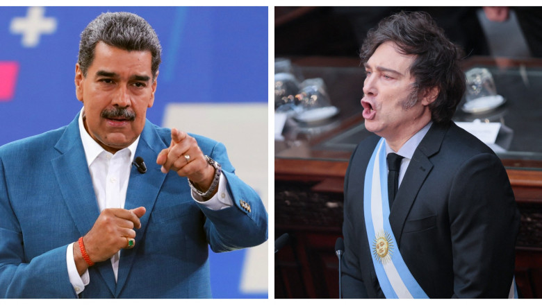 Presedintii Venezuelei si Argentinei vor sa se aresteze reciproc. Ce au de impartit Nicolas Maduro si Javier Milei Imagine