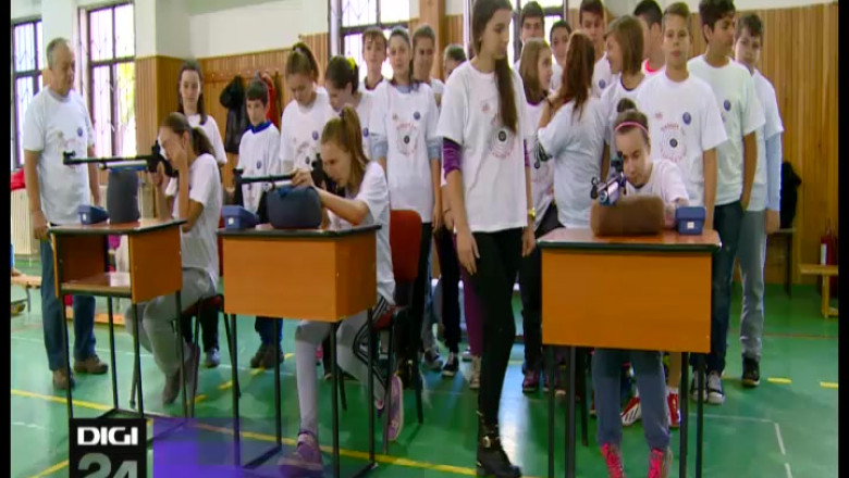Preselectie pentru tir intr-o scoala din Oradea Imagine