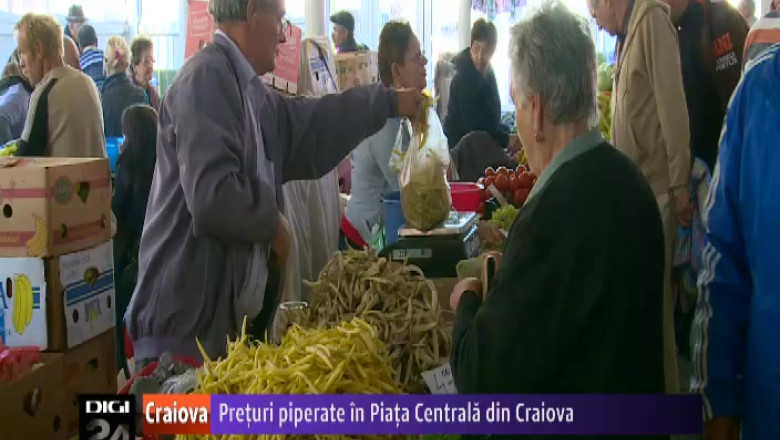 Preturi piperate in Piata Centrala din Craiova. Cumparatorii se plang ca legumele costa prea mult Imagine