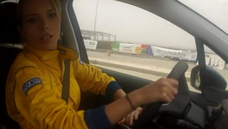 Prezentatoarea emisiunii „La volan” a castigat locul 3 la Campionatul National de Indemanare Auto Imagine