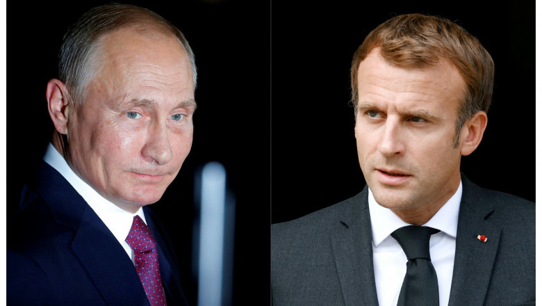 Prietenii lui Putin il ameninta pe Macron si spun ca daca trimite trupe franceze in Ucraina, vor sfarsi ca armata lui Napoleon Imagine