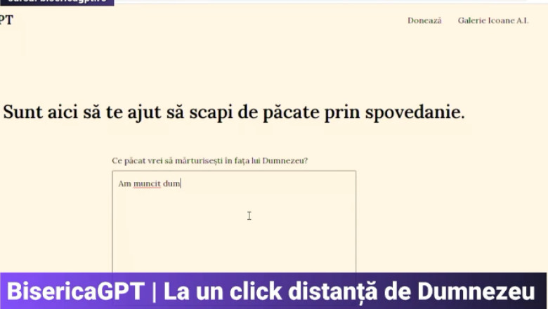 Prima biserica bazata pe inteligenta artificiala. E la un click distanta si ofera spovedanie online Imagine