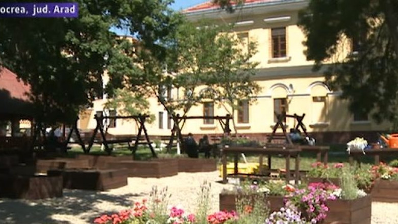 Prima gradina terapeutica din tara, la Spitalul de Psihiatrie Mocrea  Imagine