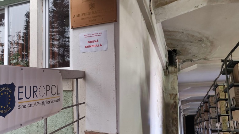 Prima greva generala din istoria Arhivelor Nationale. Angajatii reclama diferente de salarizare in teritoriu fata de Capitala Imagine