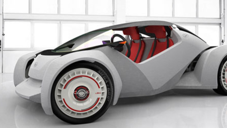 Prima masina electrica facuta la imprimanta 3D Imagine