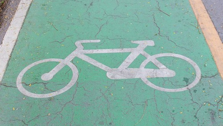 Prima pista de biciclete pe diguri din tara a fost inaugurata in judetul Bihor Imagine