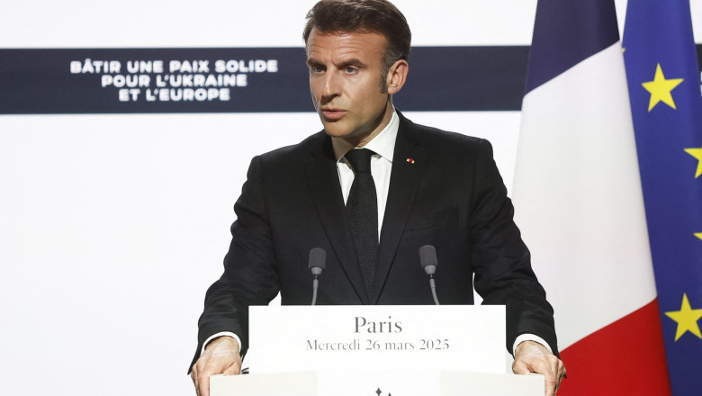 Prima reactie a lui Emmanuel Macron, dupa ce Marine Le Pen a fost condamnata la inchisoare: Magistratii trebuie sa fie protejati Imagine