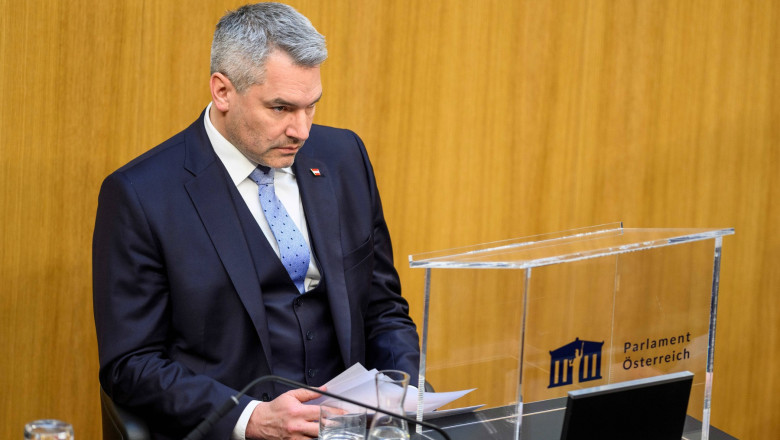 Prima reactie a lui Karl Nehammer dupa scorul dezastruos la alegerile din Austria Inferioara. Pe cine da vina cancelarul Imagine