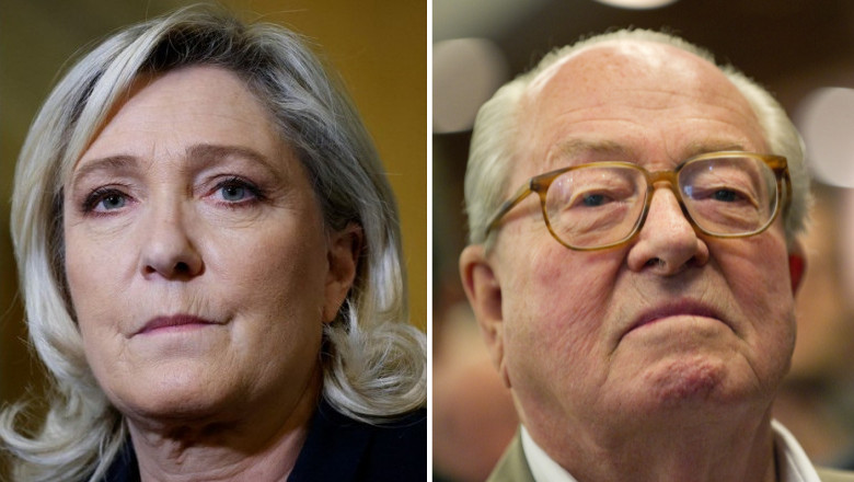 Prima reactie a sefei extremei drepte franceze, Marine Le Pen, dupa moartea tatalui sau Jean-Marie Le Pen Imagine