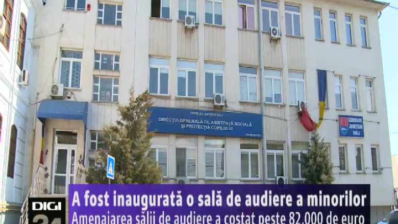 Prima sala de audiere a minorilor, inaugurata la Craiova. Amenajarea a costat peste 82.000 de euro Imagine