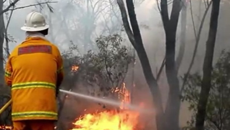 Prima victorie in lupta cu incendiile. Pompierii australieni au oprit, pentru moment, inaintarea flacarilor Imagine