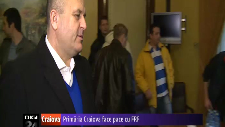 Primaria Craiova a renuntat la procesul intentat Federatiei Romane de Fotbal Imagine