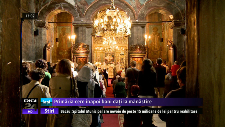 Primaria Iasi cere inapoi bani dati la manastirea Golia Imagine