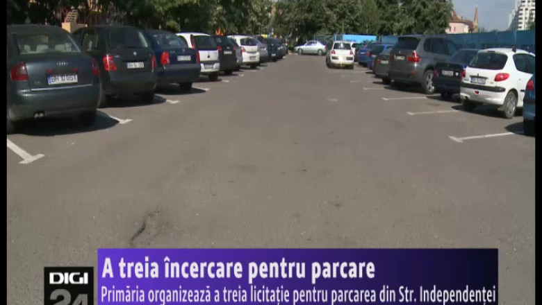 Primaria Oradea organizeaza a treia licitatie pentru parcarea din Strada Independentei Imagine