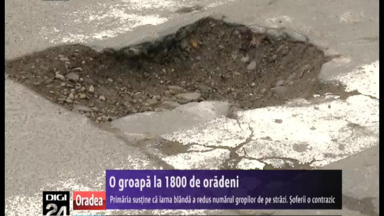 Primaria Oradea sustine ca iarna blanda a facut 100 de gropi pe strazi. Soferii o contrazic Imagine